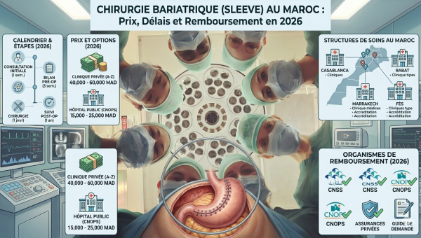 Chirurgie Bariatrique (Sleeve) au Maroc : Prix, Délais et Remboursement en 2026